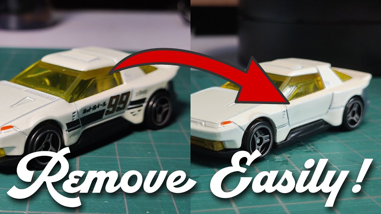 How to Remove Decals from Hot Wheels! (No Damage!)