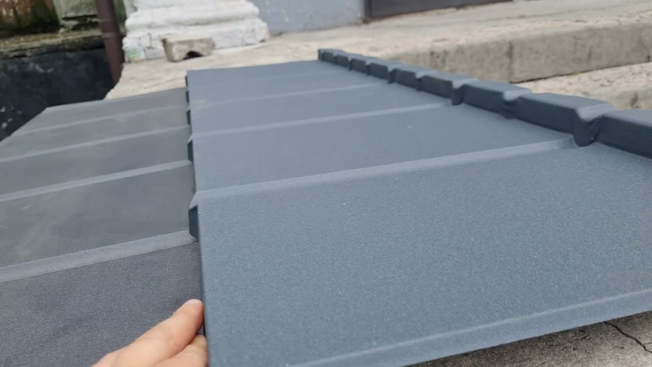 Обзор Novatik Metal Slate - Плоска модульна металочерепиця 30 років гарантії