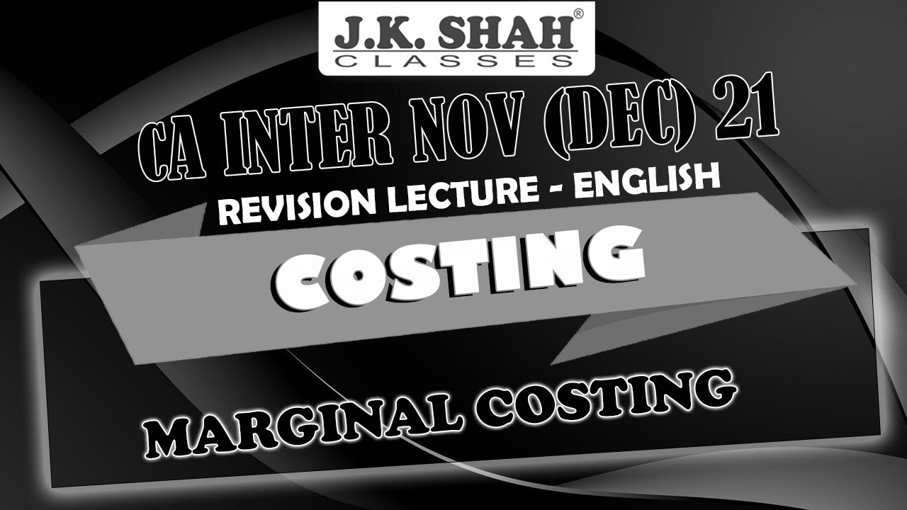 Marginal Costing | English