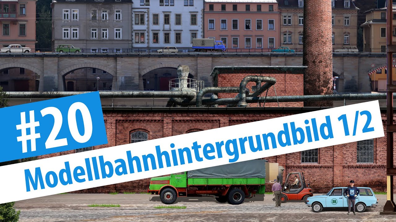 Kleine Spur 0 Anlage Teil 20: Hintergrundbild 1/2 – Gestaltung