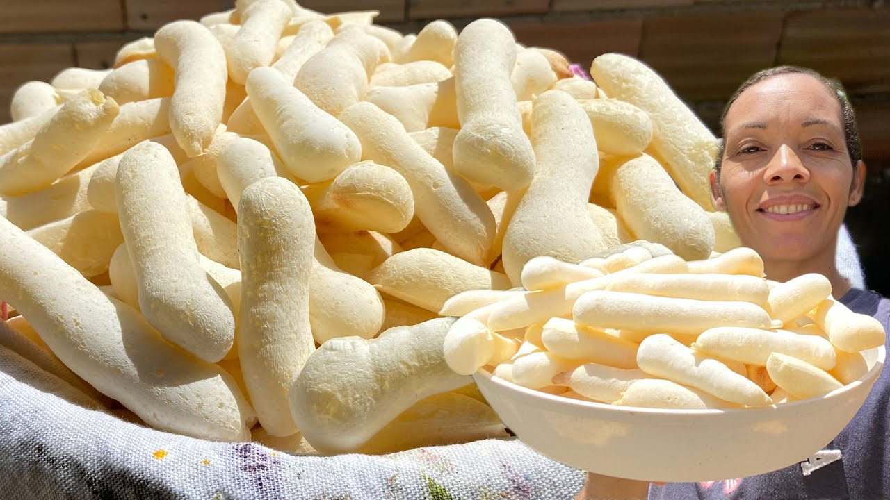 BISCOITO DE POVILHO(PETA)ASSADO SEQUINHO E CROCANTE, NAO MURCHA 