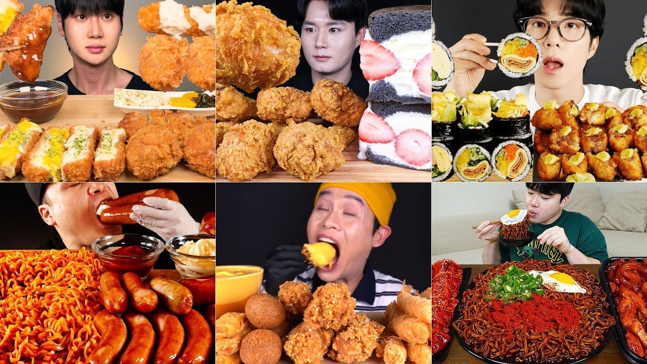 Best Satisfying Mukbang ASMR Compilation Part 54 | Onigiri 2407 🍙