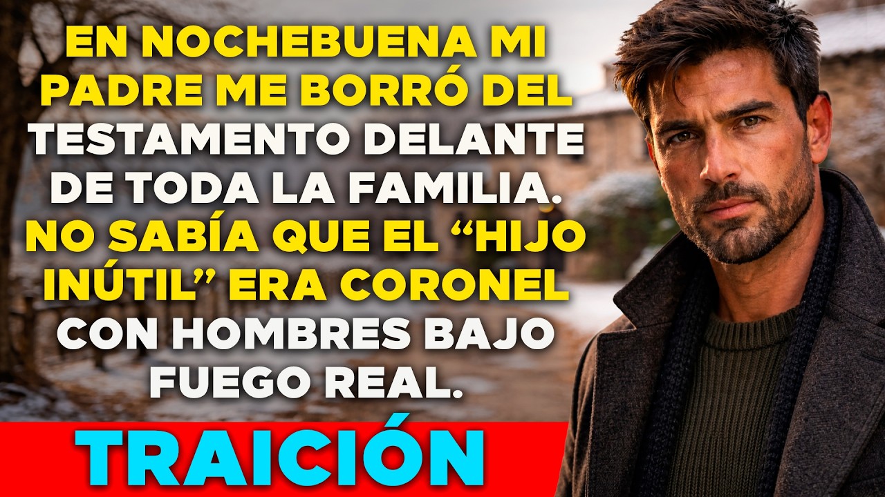 Mi Padre Me Desheredó en Nochebuena — No Sabía Que Era Coronel en Guerra Real