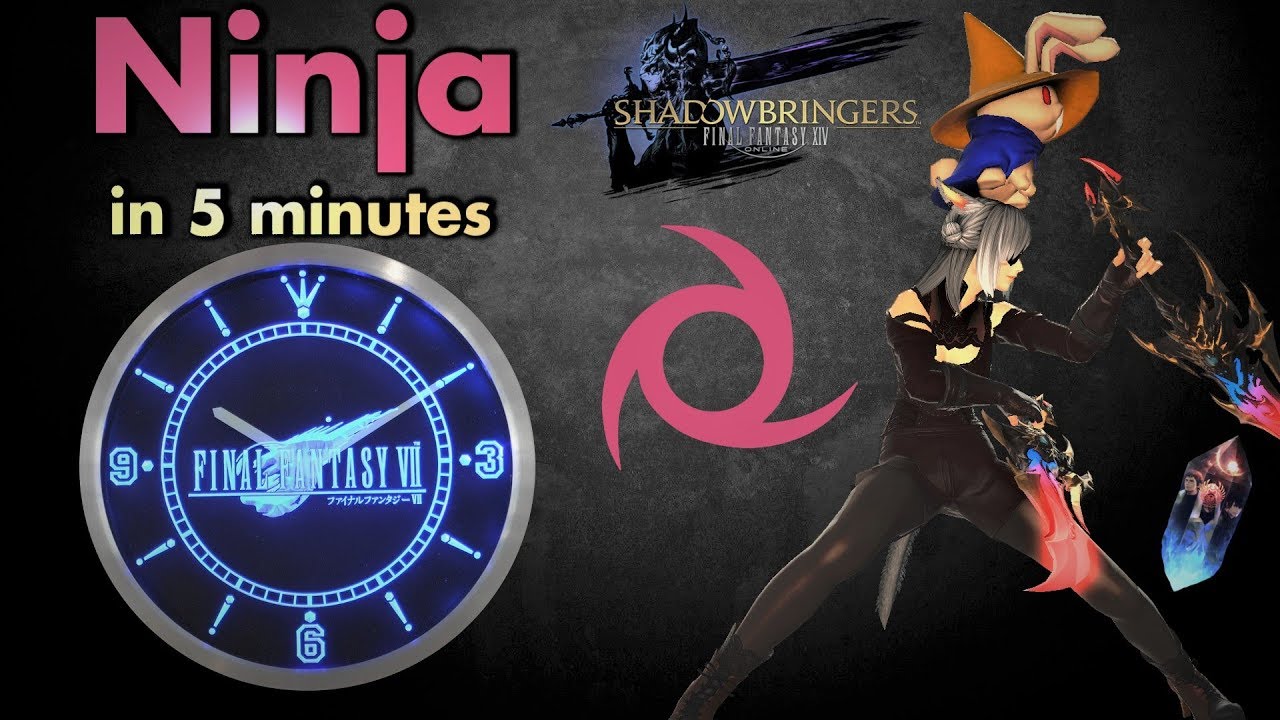 Ninja/NIN in 5 minutes ( Final Fantasy XIV - Job Overview)