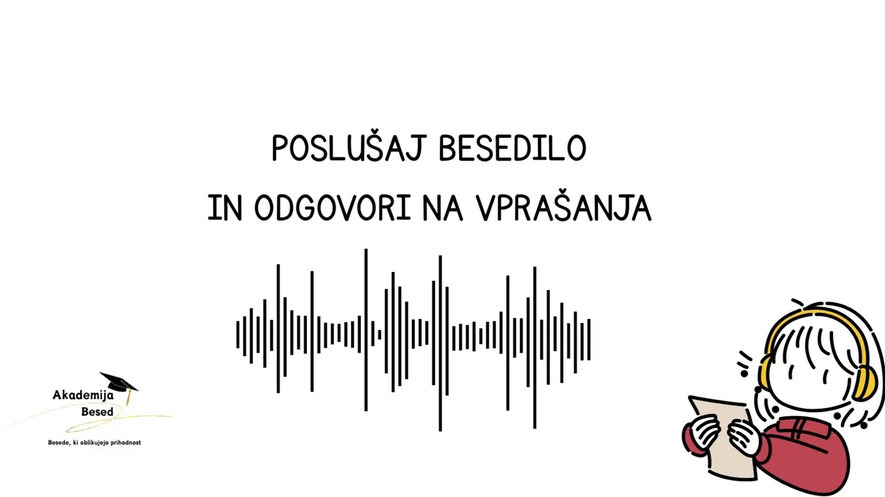 SLUŠNO RAZUMEVANJE 1.DEL 🔊