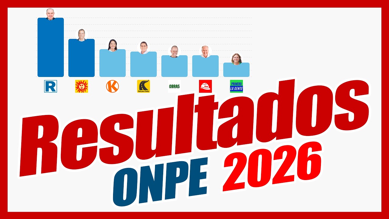 Elecciones Presidenciales Per&uacute; 2026 - Resultados Oficiales ONPE 98.218%