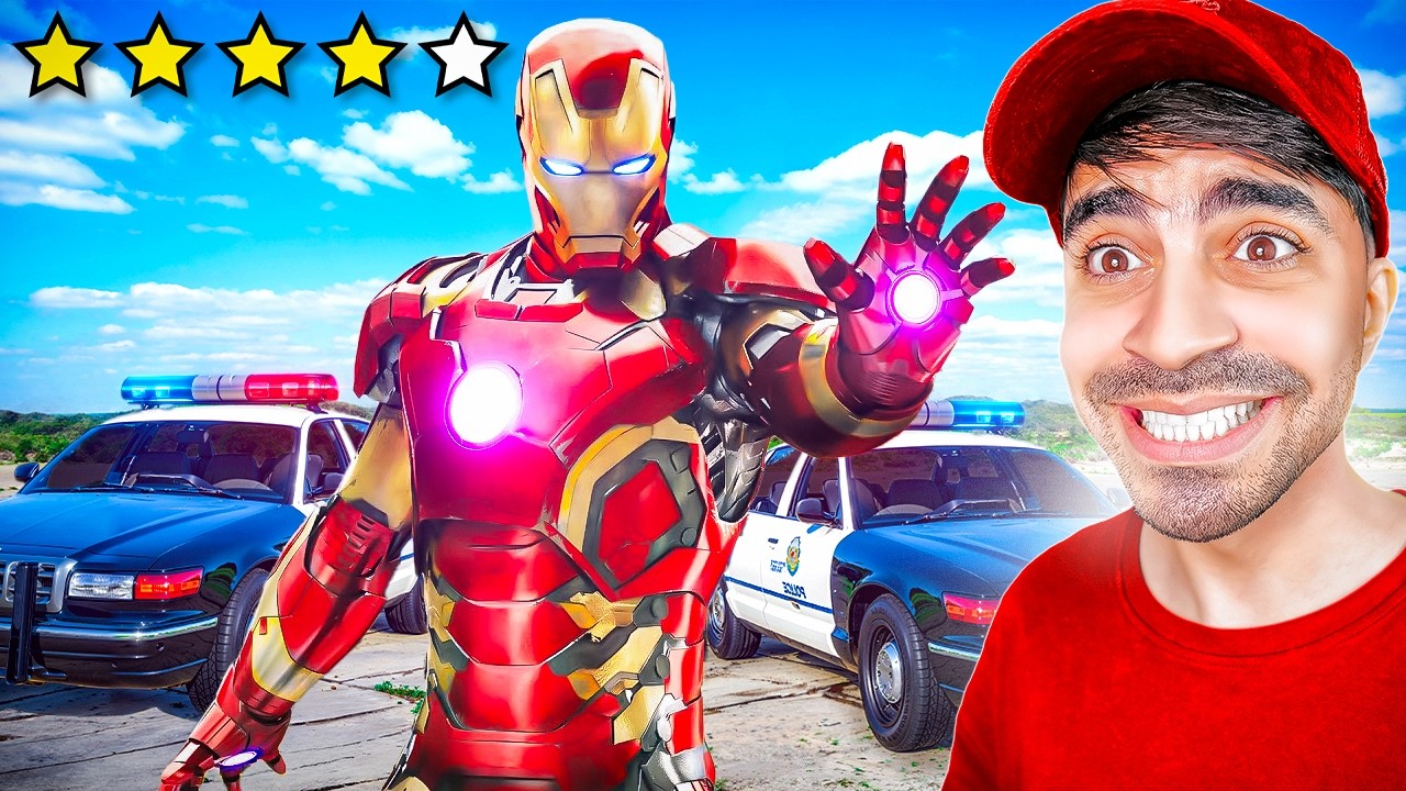 قراند 5 : مود ايرون مان - GTA V IRON MAN Mod !!