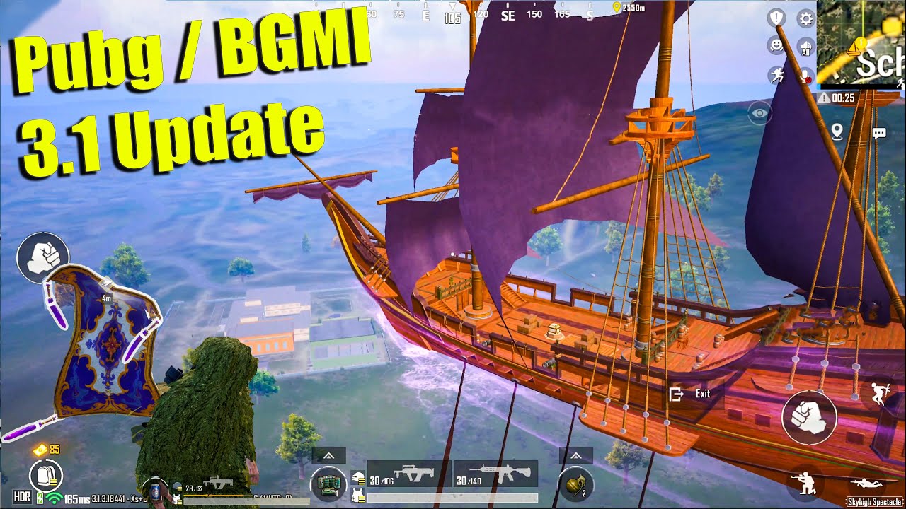 Pubg Mobile 3.1 New Update - New Aladdin Mode Explore # BGMI New Update 3.1 Explore All Places #bgmi