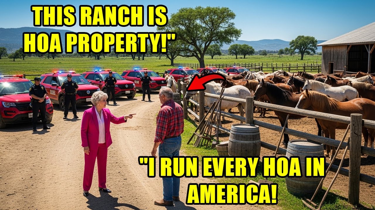 HOA Karen Tried Evicting Me from My Own Ranch — She Didn’t Know I RUN Every HOA in America!