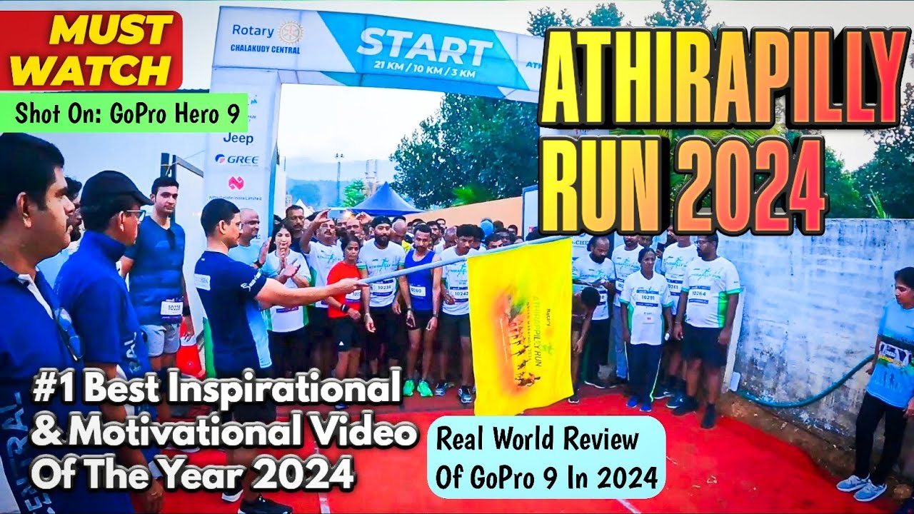 50+ And Fearless : My Journey To The Athirapally Marathon- GoPro Hero 9 in 2024 - Best action camera