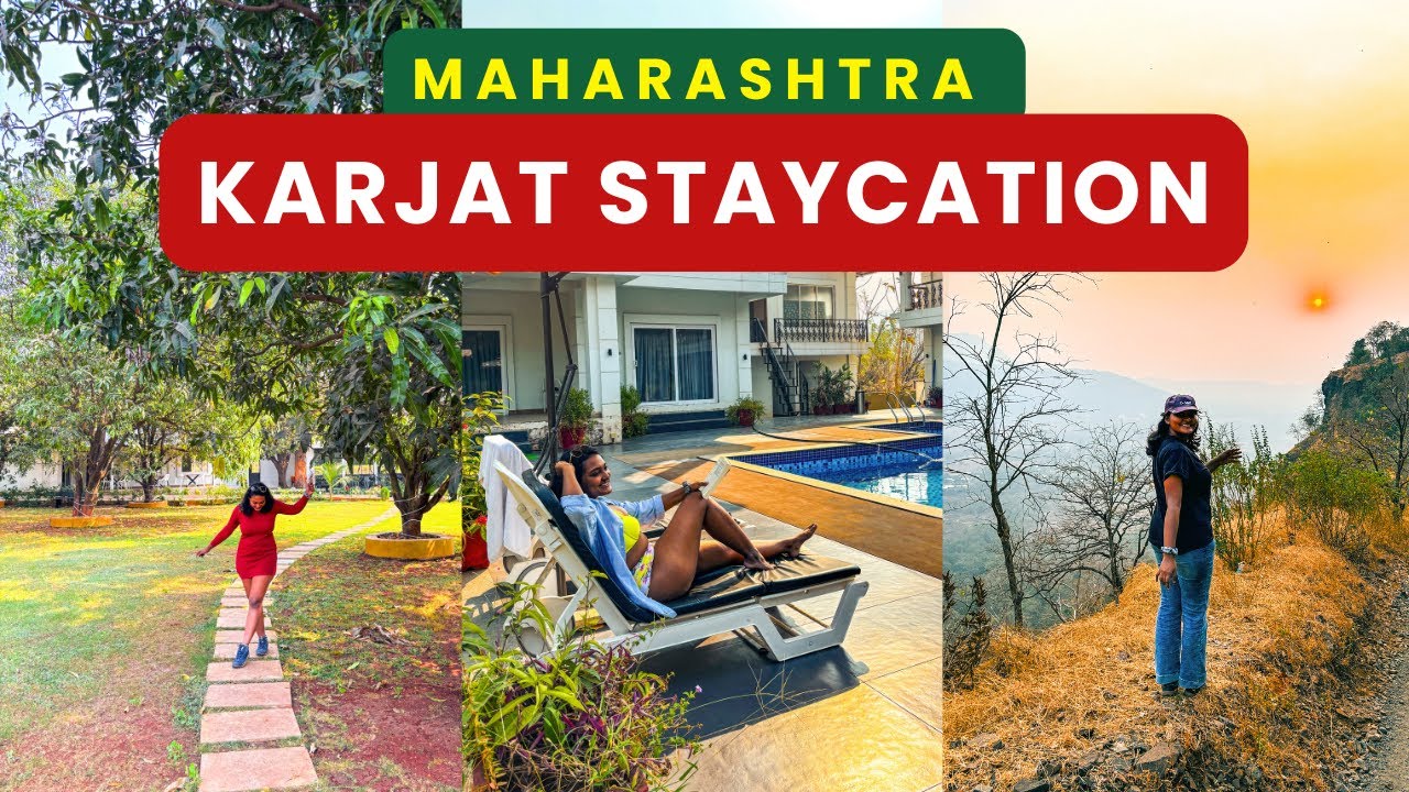 Karjat Staycation Vlog - Weekend Getaway from Mumbai | Budget Resort with Pool - Complete details