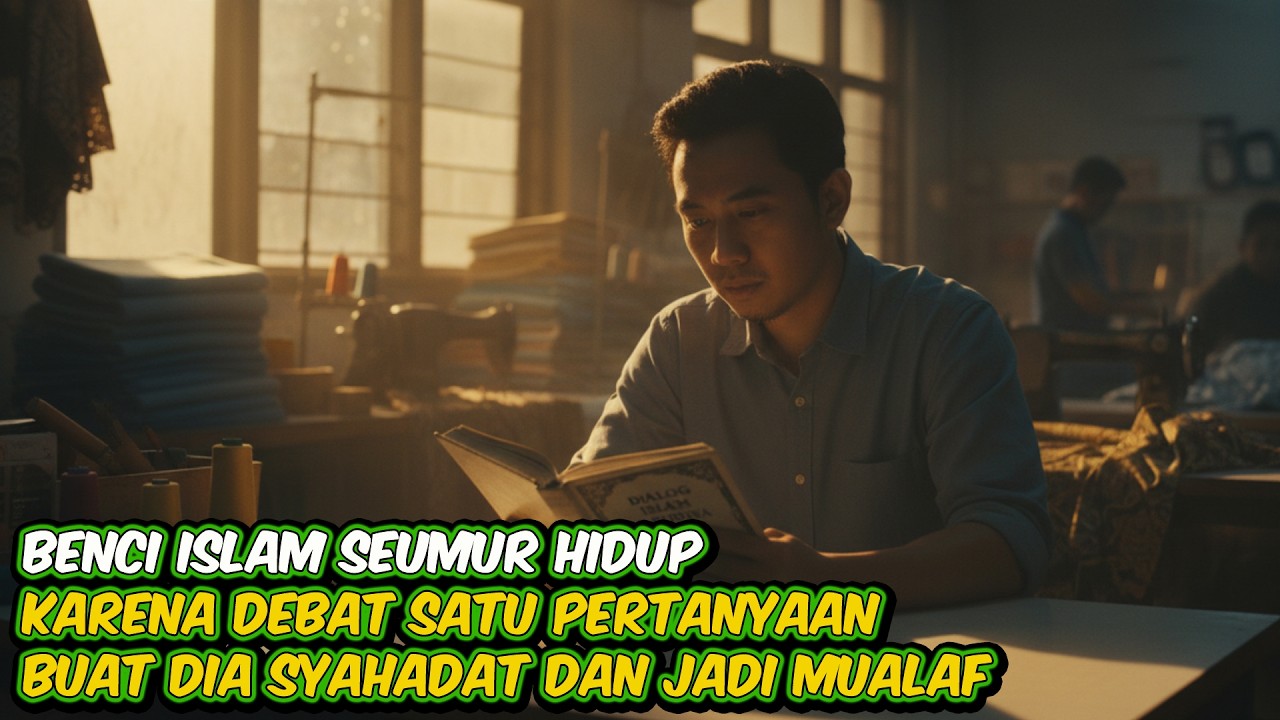 BENCI ISLAM SEUMUR HIDUP, TAPI SATU PERTANYAAN INI BIKIN DIA SYAHADAT DAN JADI MUALAF !