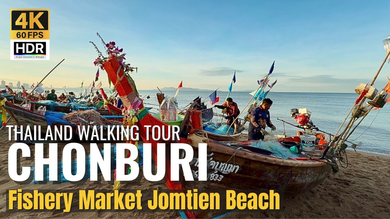 [CHONBURI] Fishery Market on Jomtien Beach 