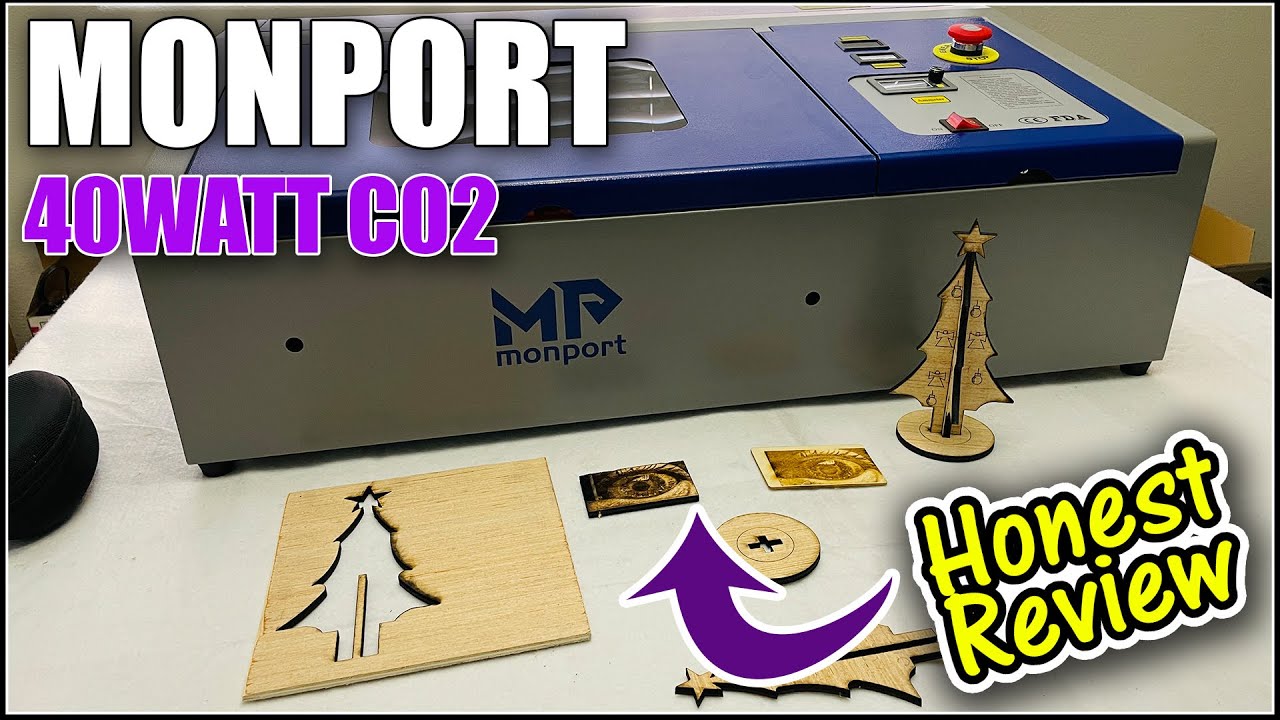 MONPORT 40Watt C02 Laser Engraver - Honest Review