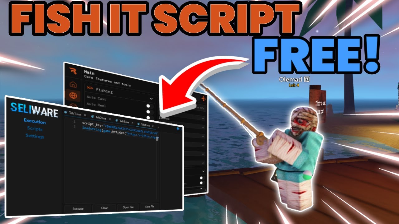 Использование Seliware Undetected Roblox Executor для ВЗЛОМА Roblox Fish It (БЕЗУМНЫЙ эксплойт!) ...