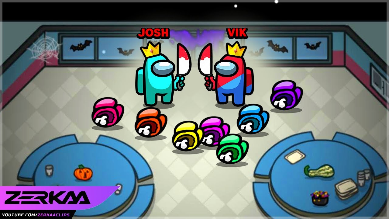 ME & VIKKSTAR ARE THE MOST OP IMPOSTOR DUO! (Among Us)