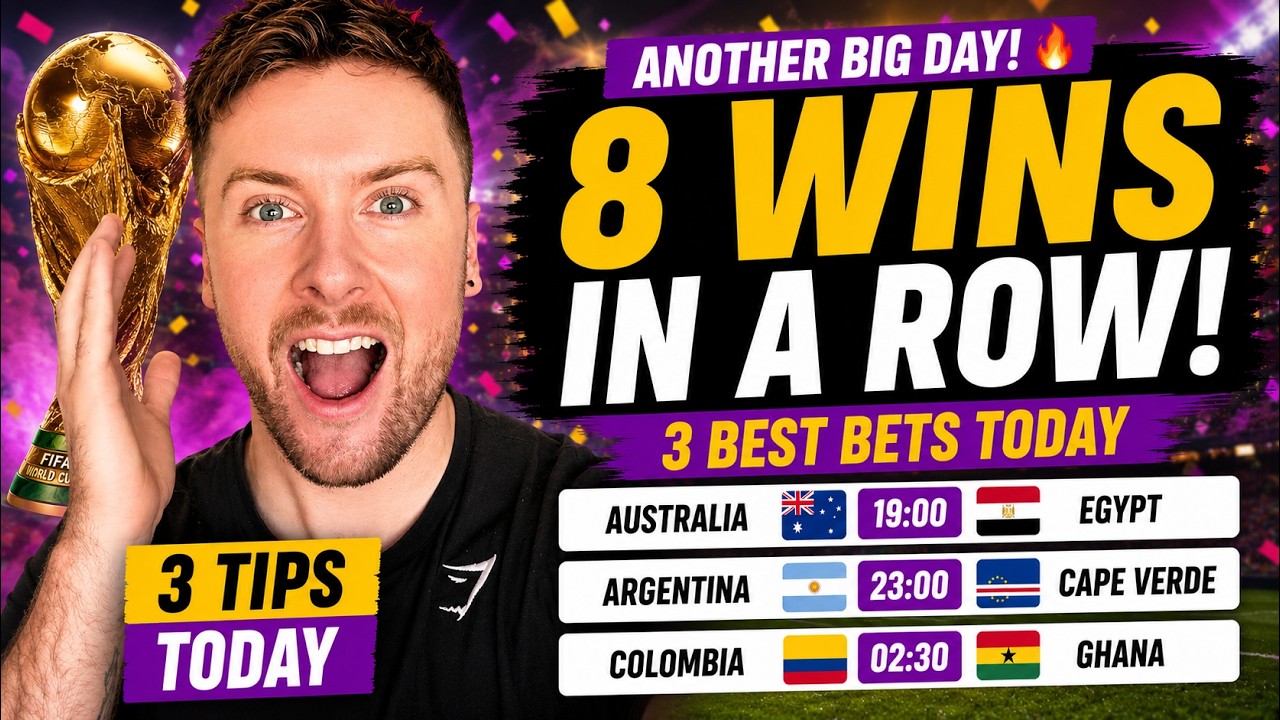 8 ПОБЕД ПОДРЯД! Прогнозы на Чемпионат мира по футболу | Аргентина, Египет и Колумбия (3 июля)