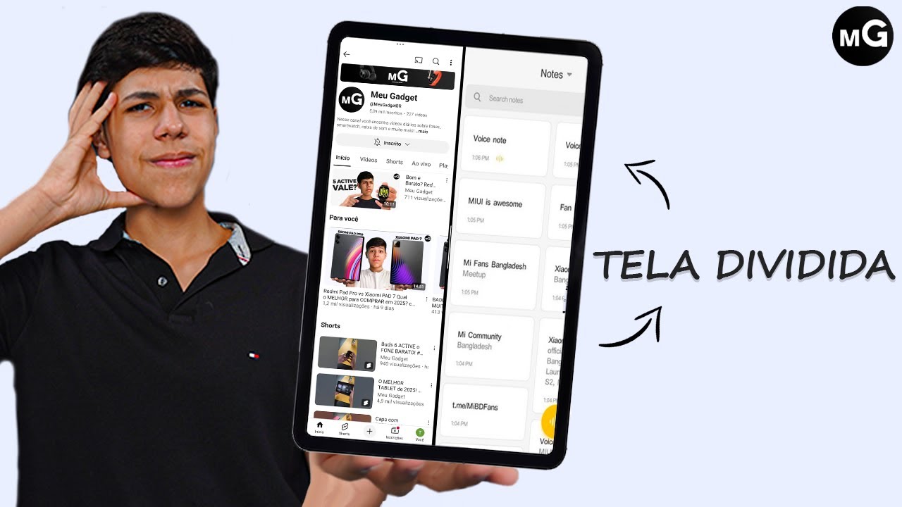 Não FUNCIONA? Como Usar a TELA DIVIDIDA no Redmi PAD 2! E outros Tablets