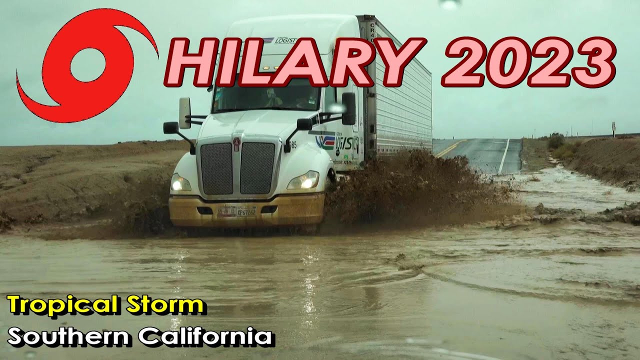 HILARY Brings Flash Flooding & Wind to the Deserts of California (2023 - Trey Greenwood)