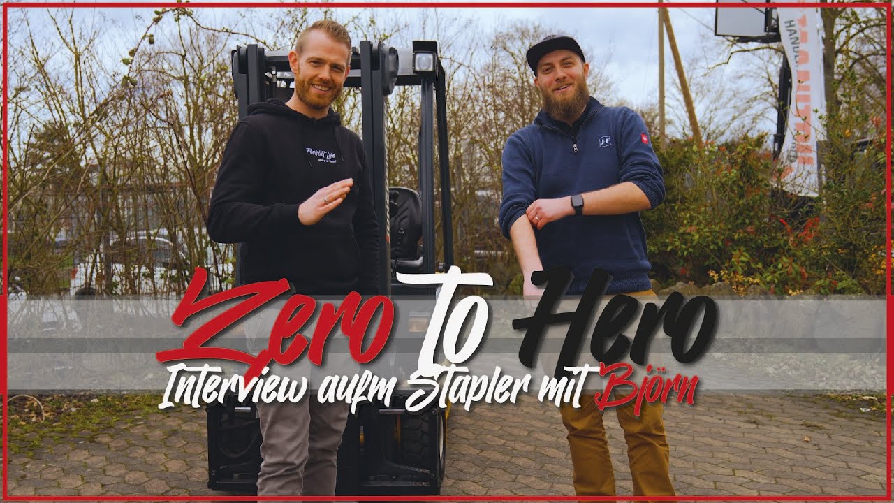 Wie schnell lernt Jonas das Stapler fahren? - ZERO to HERO