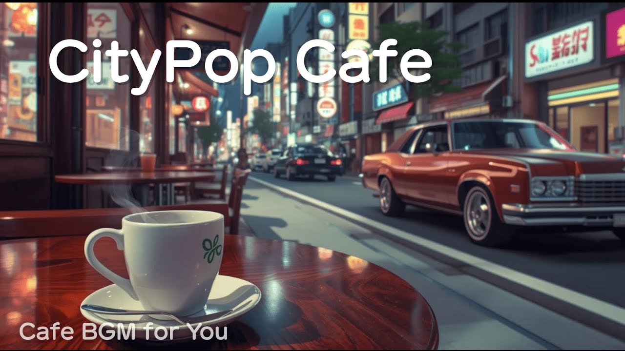 Lo-Fi City Pop Cafe 🌆 Afternoon Relax & Remote Work | 2 Hours