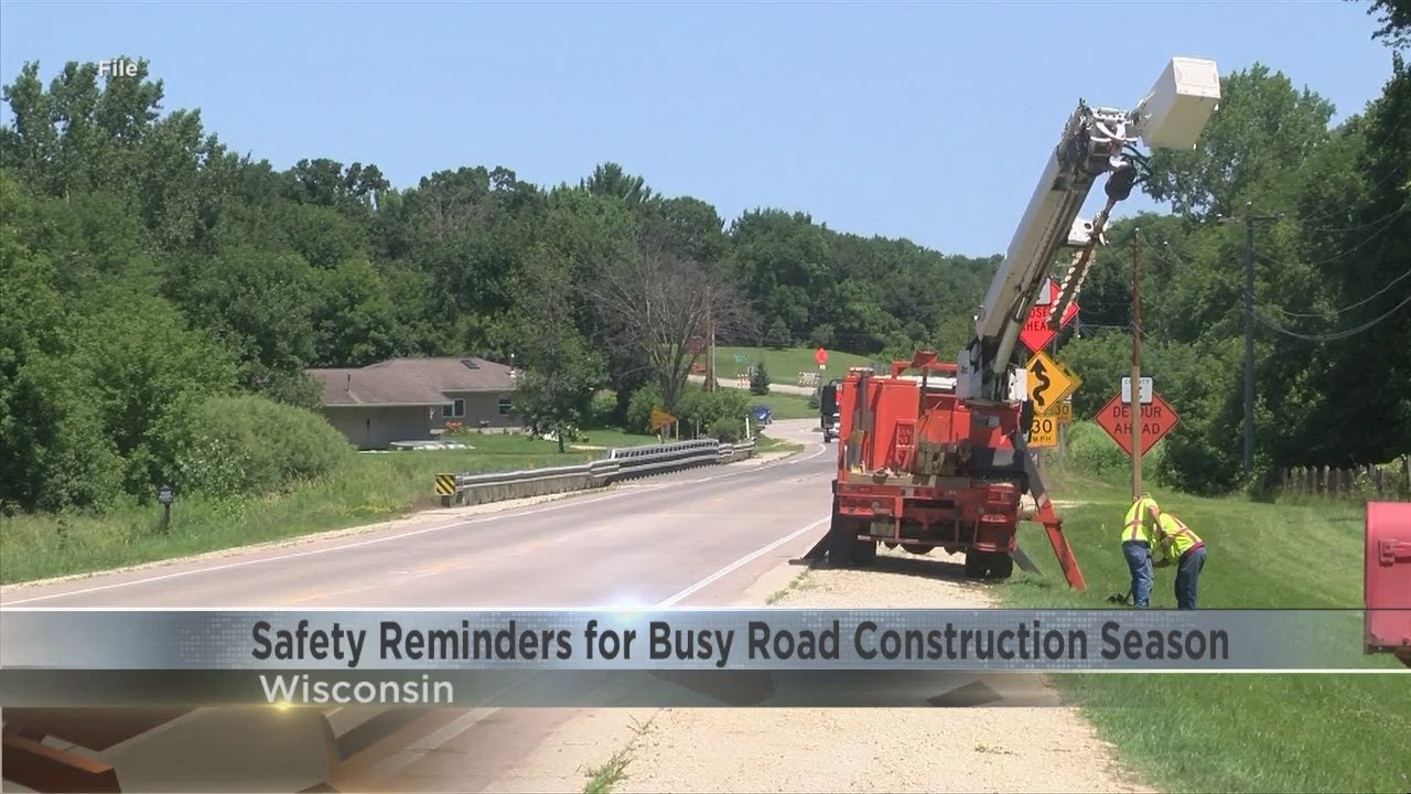 Safety reminders for busy road construction season