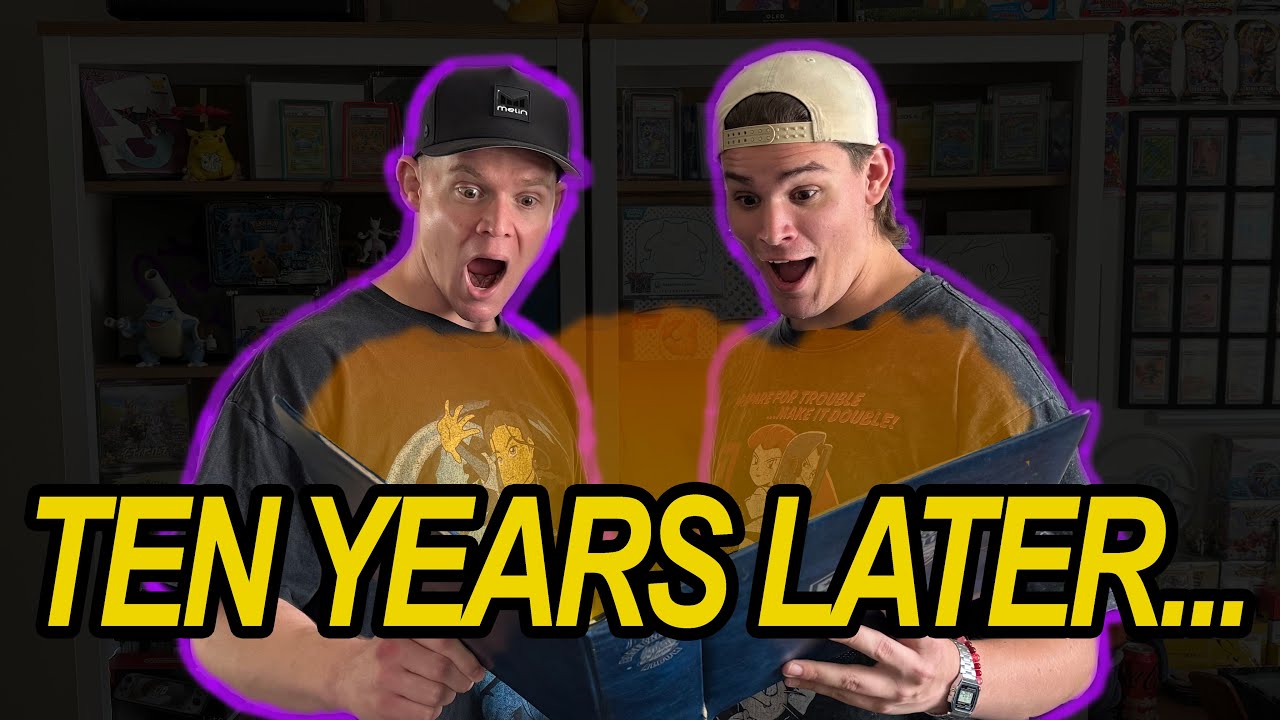 We FOUND our LOST Childhood Pokemon Collection after 10 YEARS
