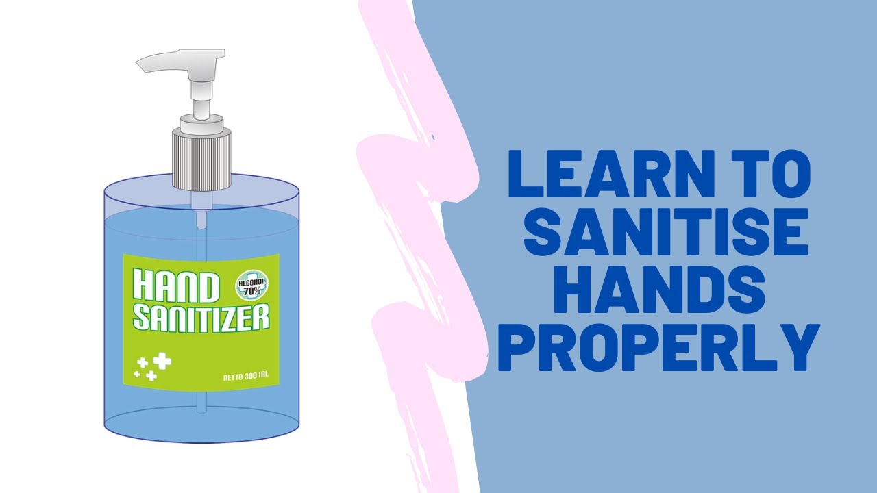 Cleaning hands with hand sanitizer | Correct way to use alcohol Hand rub
