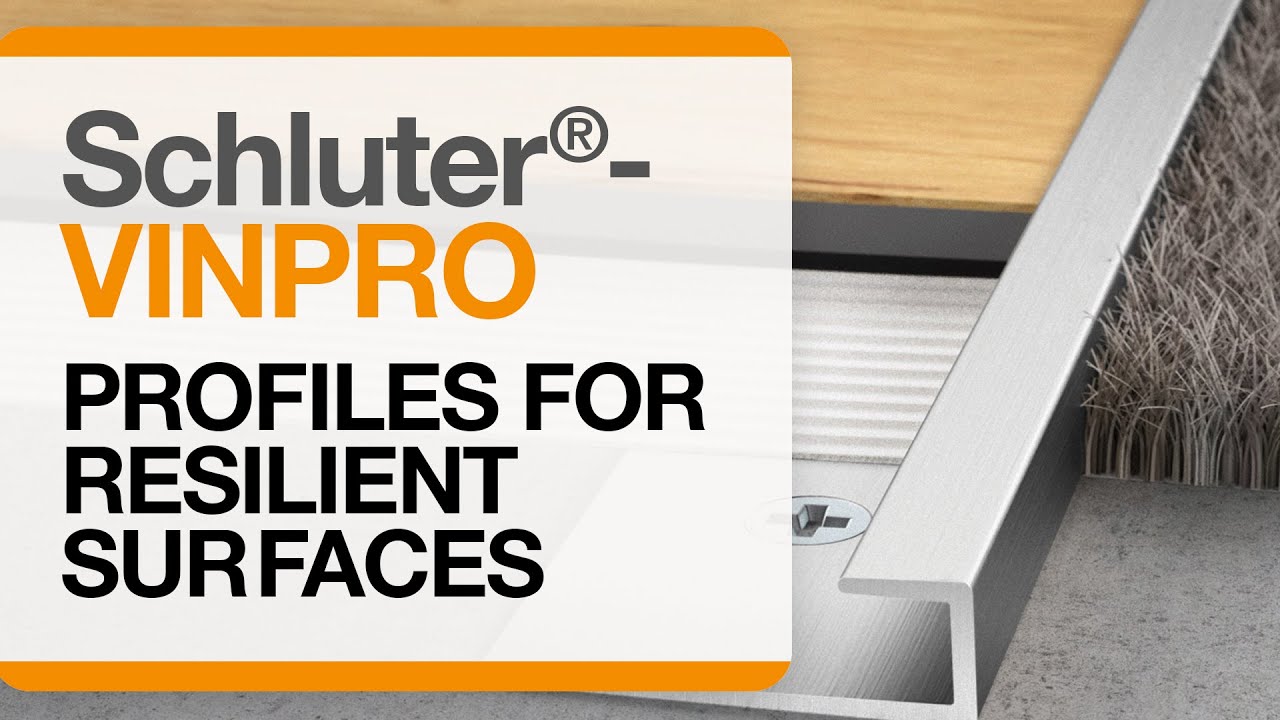 Schluter®-VINPRO: Profiles for resilient floor and wall coverings