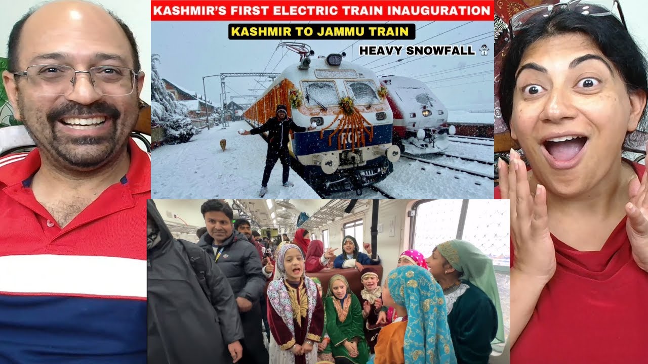 First Train From Kashmir to Jammu | Srinagar to Sangaldan Train Journey | USBRL Project Update