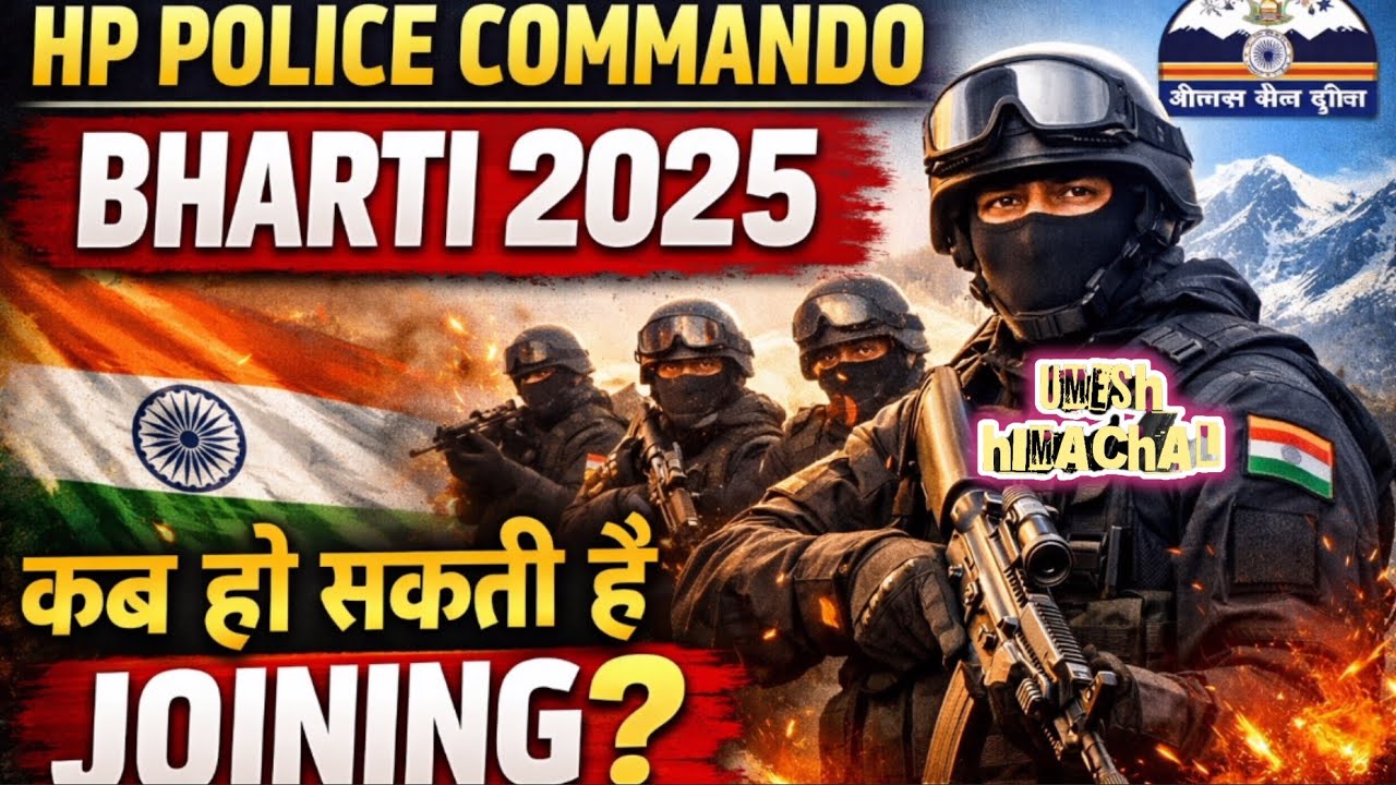 HP Police Commando Bharti Joining Update