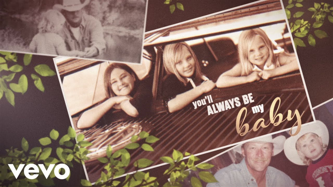 Alan Jackson - You'll Always Be My Baby (Written for Daughters' Weddings) (Official Lyric Video)