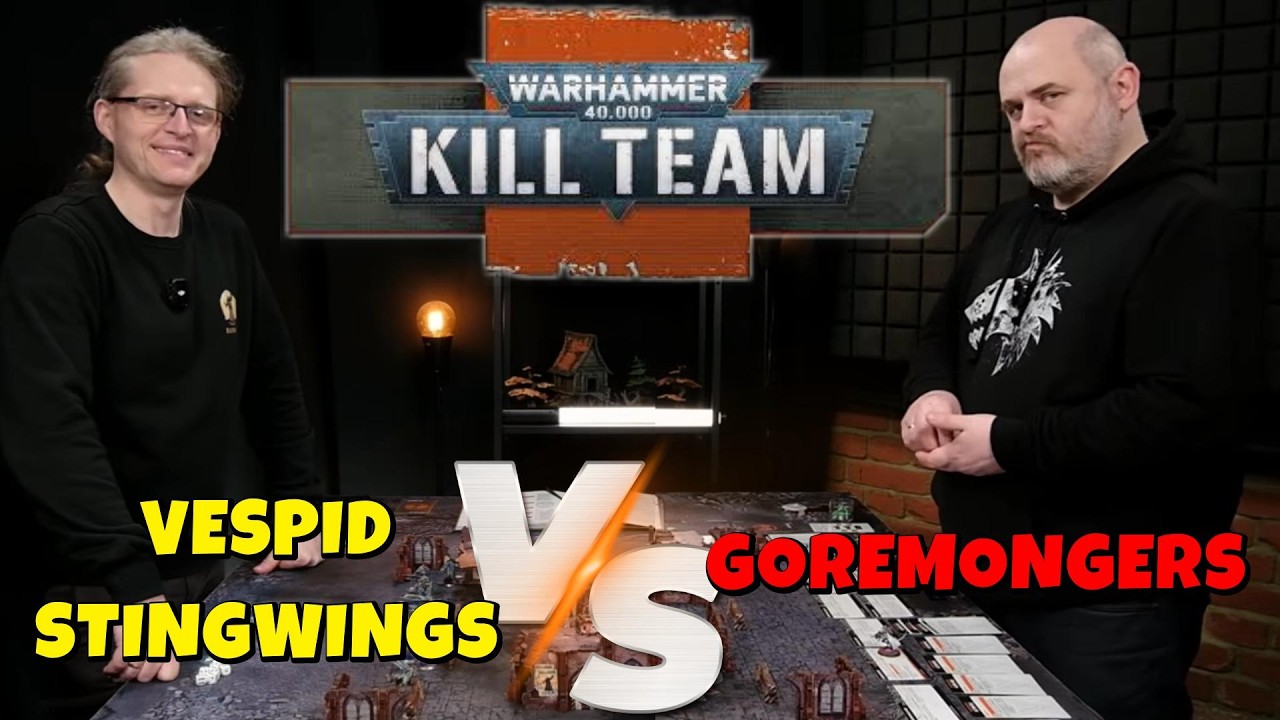 Kill Team - Goremonger vs Vespid Stingwings - KROLM / Battle Report