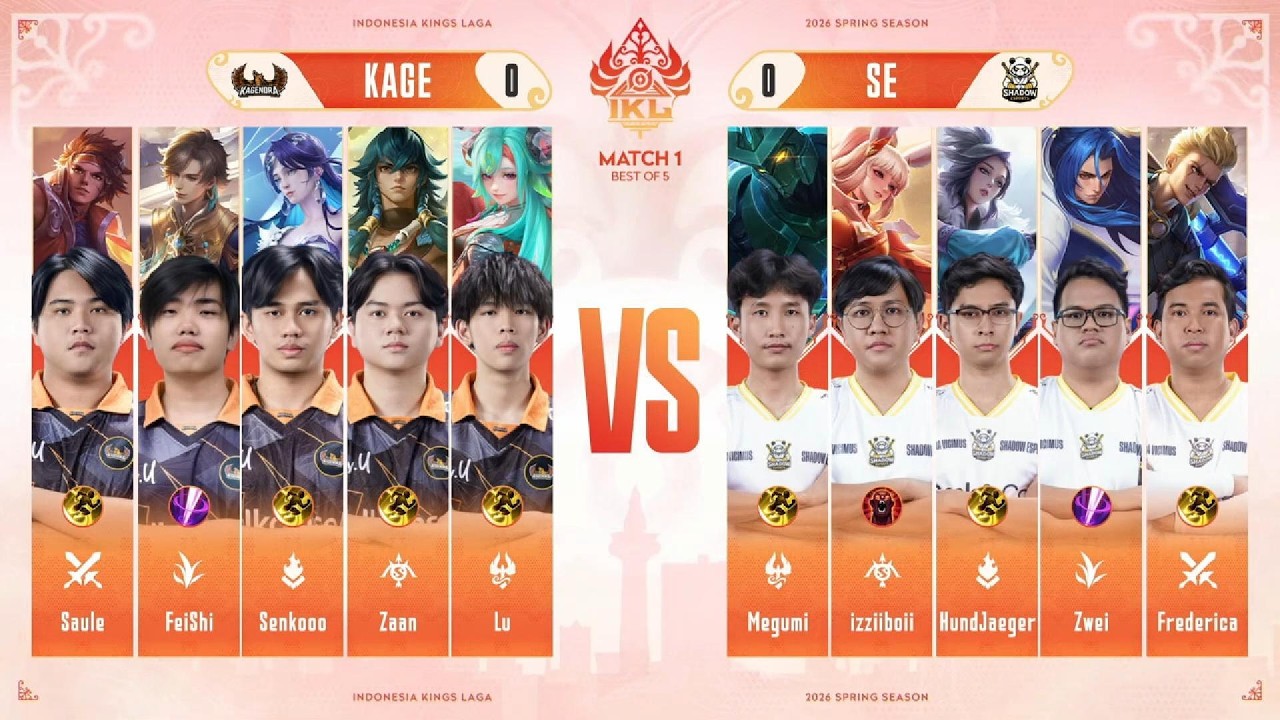 [IKL Spring 2026] Kagendra vs Shadow Esports | Game 1 | Group Stage | Week 2 Day 3