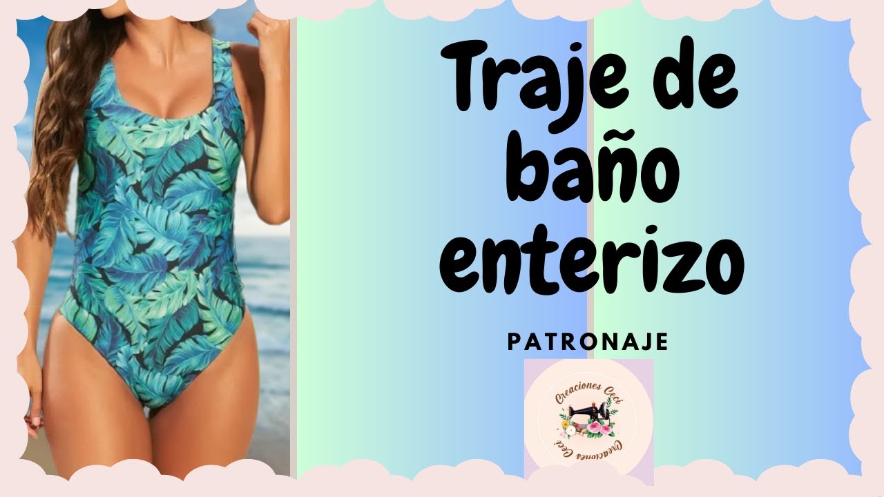 TRAZO TRAJE DE BAÑO ENTERIZO (PASO A PASO)