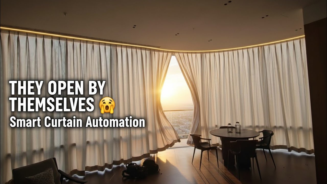 Automated Curtains in Action – The Future of Smart Homes