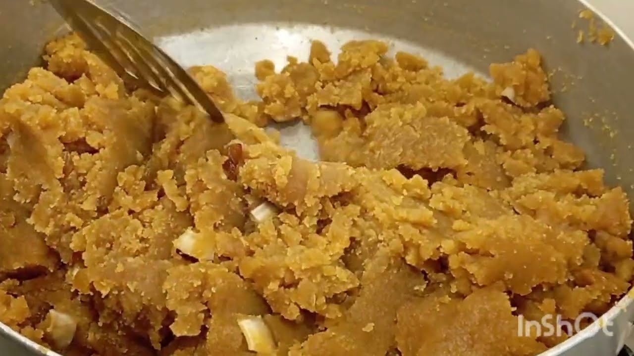 Gur Ka Makhadi Halwa (Eid Special Recipe)گڑ کا مکھڈی حلوا #sajilaskitchen1m #makhadihalwa 
