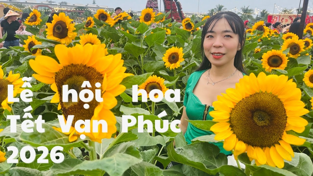 Mang Tết về nhà tại Lễ hội hoa Tết Vạn Phúc #entertainment #vlog