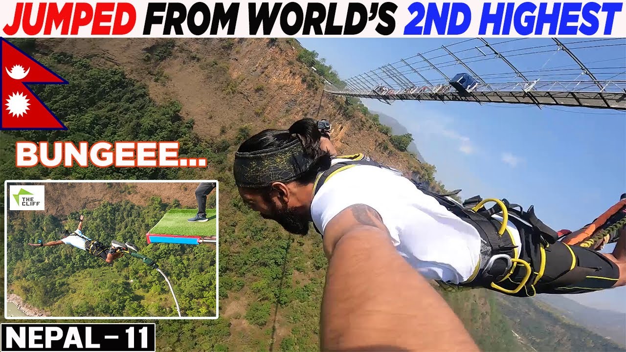 Can't Believe Maine World K 2nd Highest BUNGEE JUMP Kar Dala - 228 Meters 🇳🇵