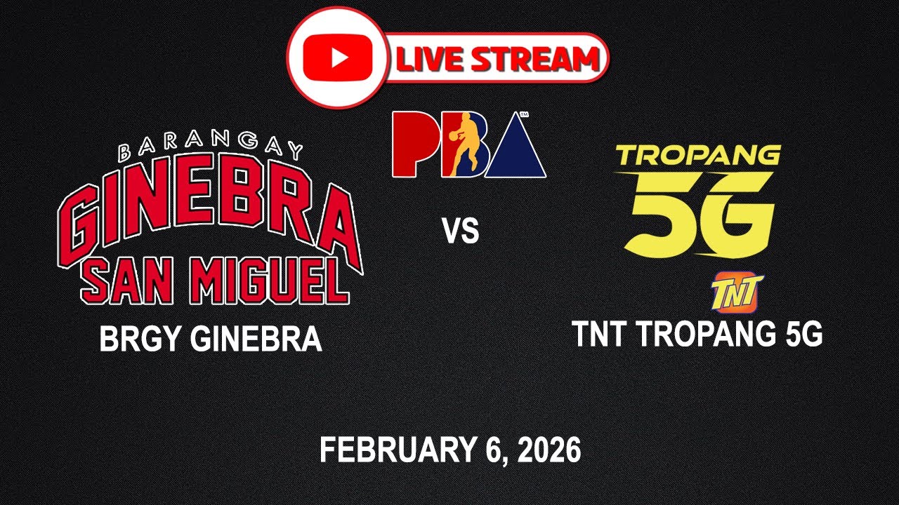 LIVE NOW! BRGY GINERA vs TNT TROPANG 5G | PBASeason50 | February 6, 2026 | NBA2K24 Simulation Only