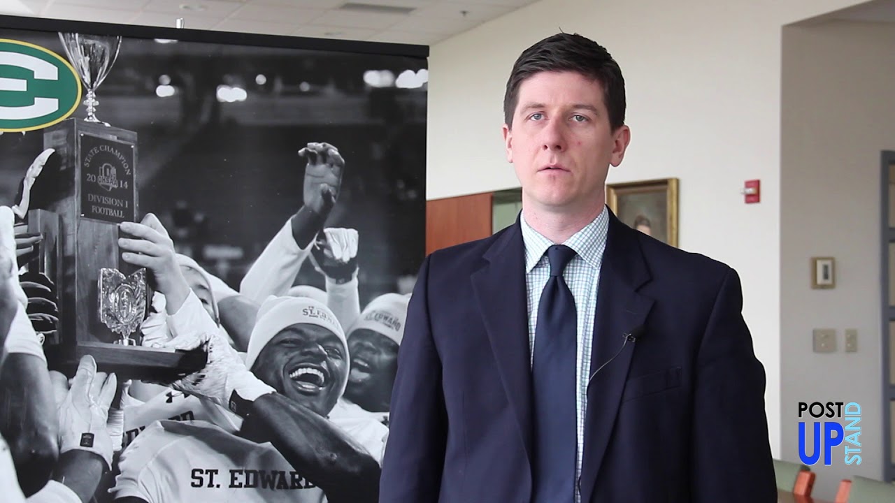 Post-Up Stand Customer Testimonial: St. Edward High School Customer Testimonial