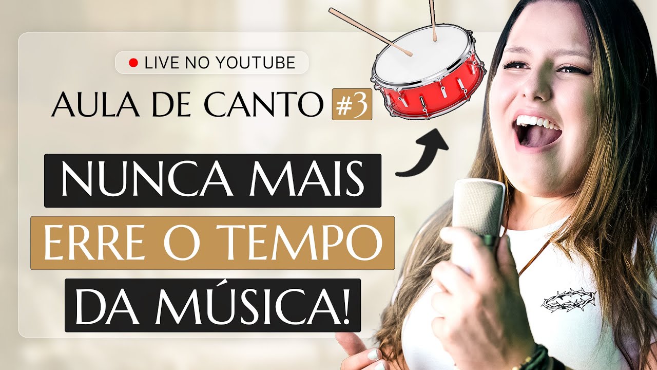 Aprenda a CANTAR NO TEMPO Certo em Minutos! 🎵✨ | Aula de Canto #3