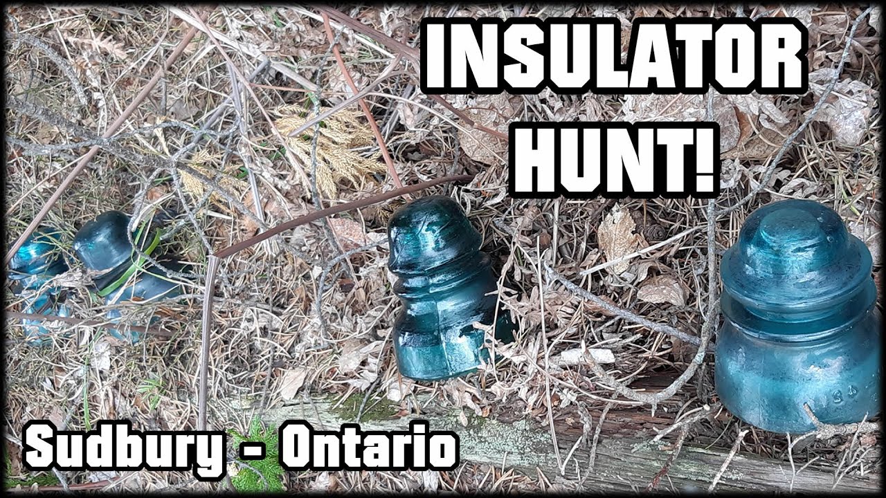 HUNTING FOR RARE CANADIAN INSULATORS! Exploring Abandoned Northern Railways! Sudbury Ontario