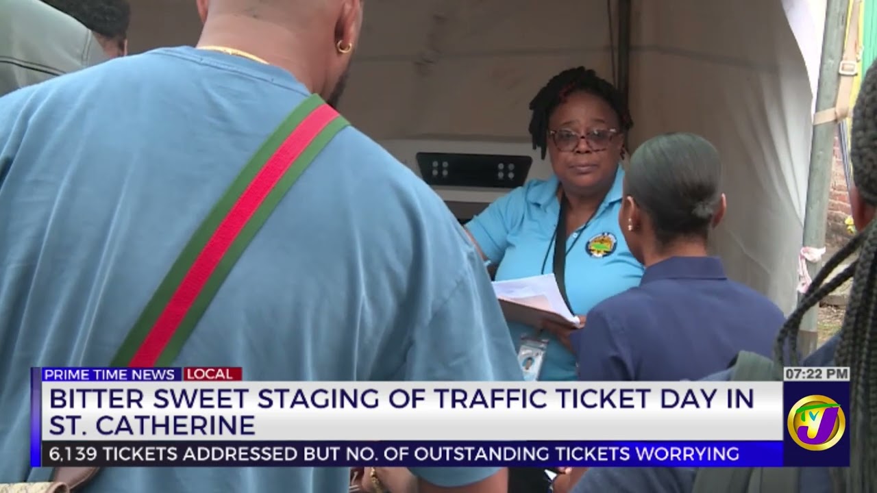 Bitter Sweet Staging Of Traffic Ticket Day In St. Catherine | TVJ News