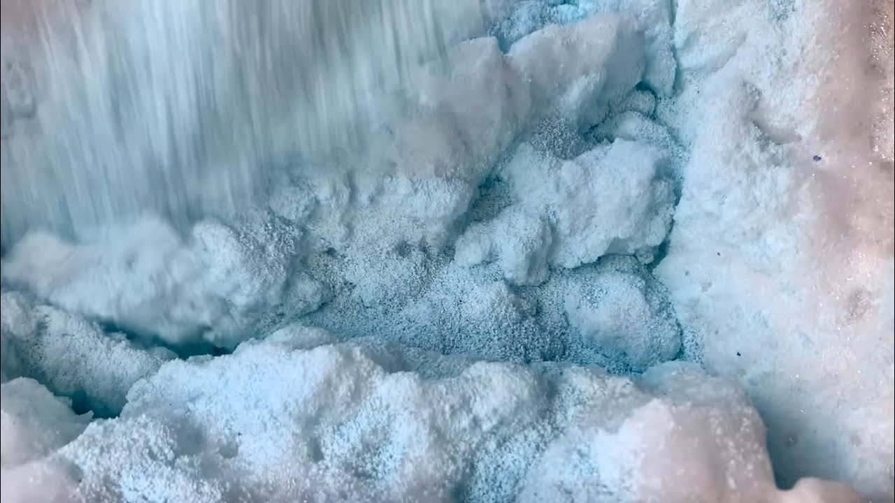 FLUFFY PINOL CLOUDS ☁️🌲 + DETERGENT RAIN 🌧️ - sponge ASMR