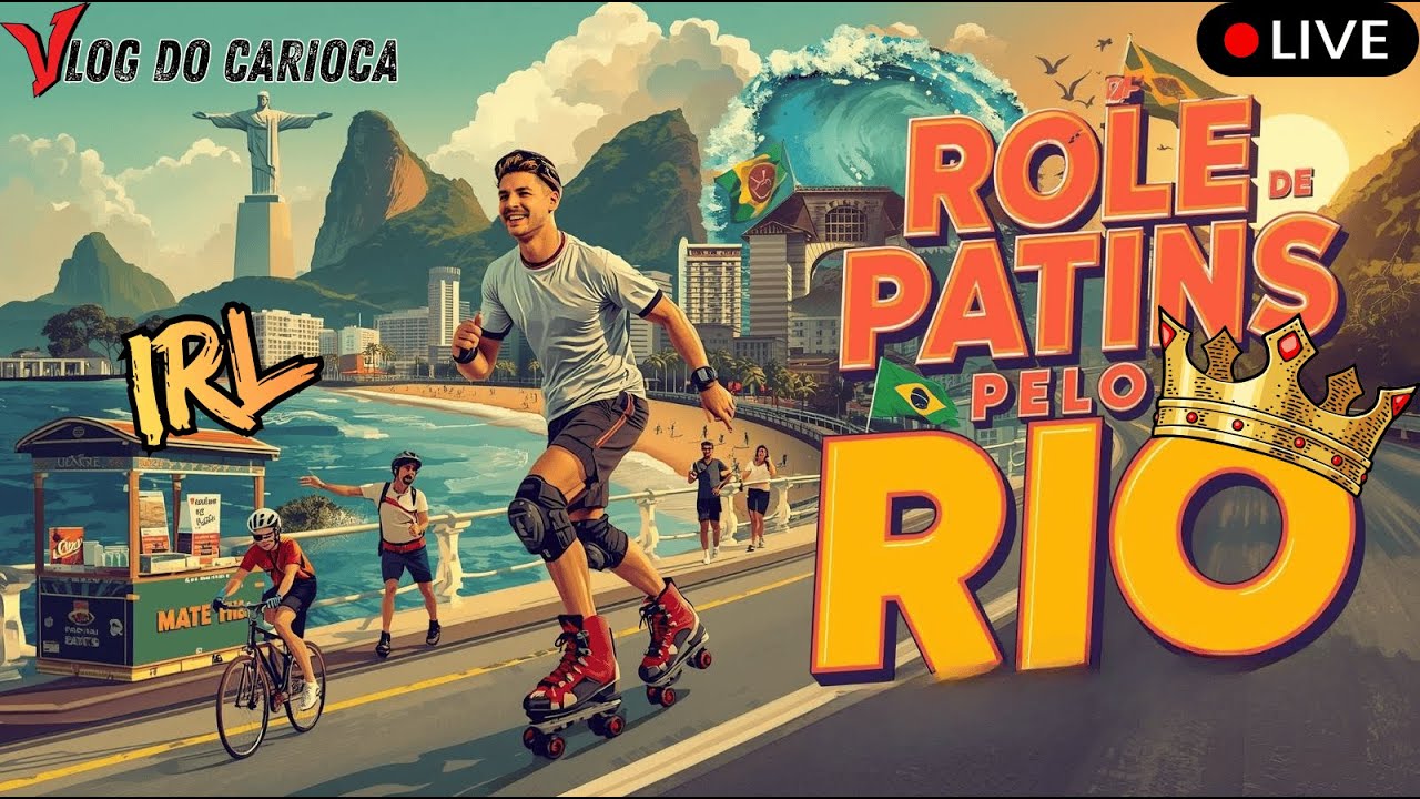 🟢 AO VIVO IRL: 👑🚴‍♀️ Partiu Pedal! 🚴‍♂️ Rolé de Bike Pelo Rio de Janeiro AO VIVO #rj #riodejaneiro