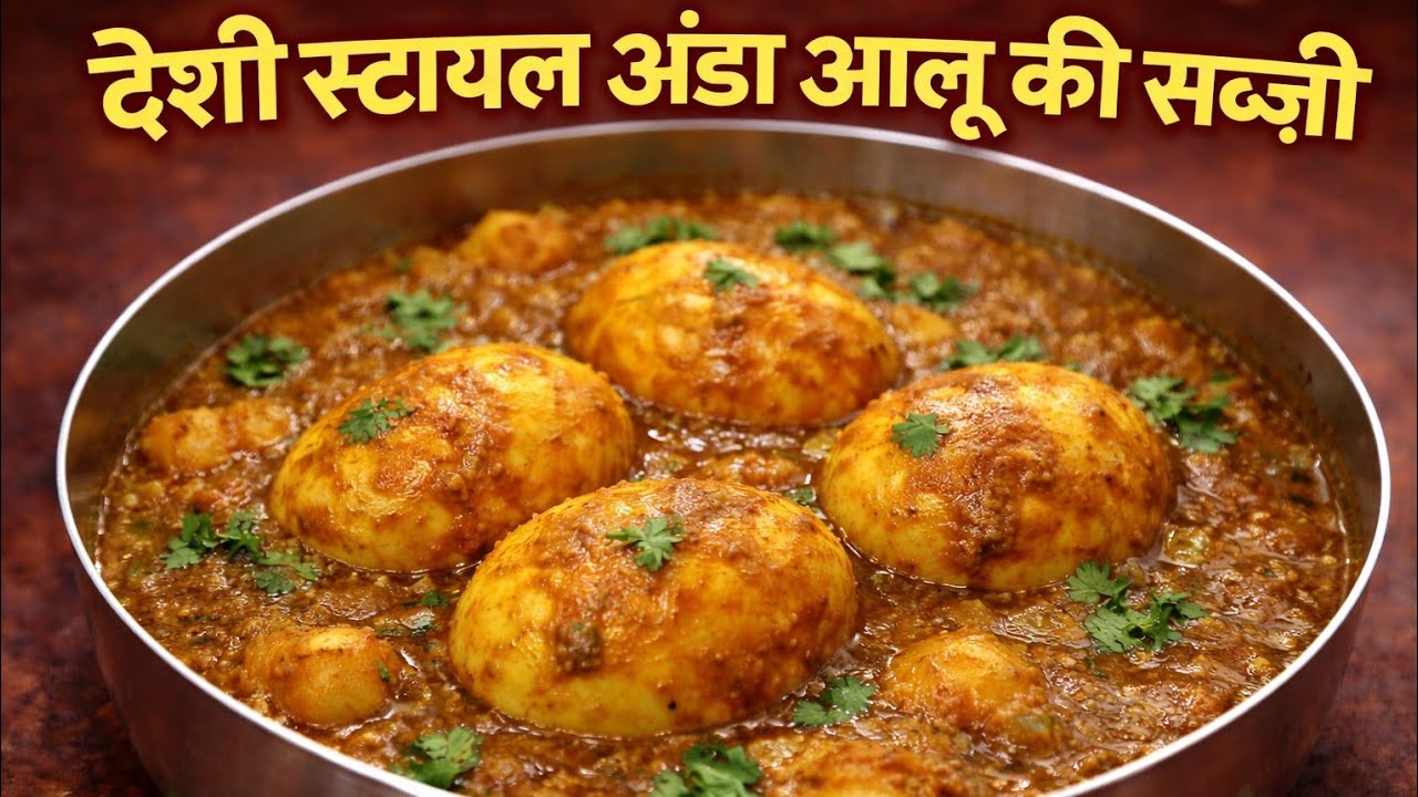 ढाबा स्टाइल अंडा आलू करी | घर पर बनाएं लाजवाब स्वाद llअंडा आलू की मसालेदार सब्ज़ी 