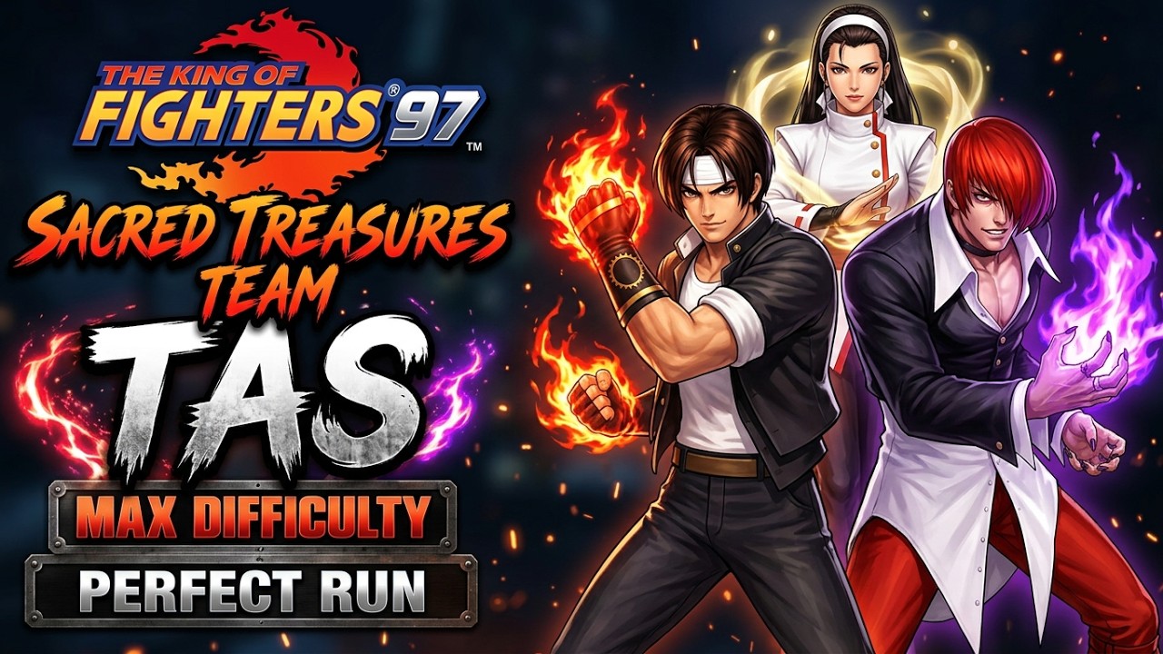 【TAS】THE KING OF FIGHTERS 97 - SACRED TREASURES TEAM (PT-BR)