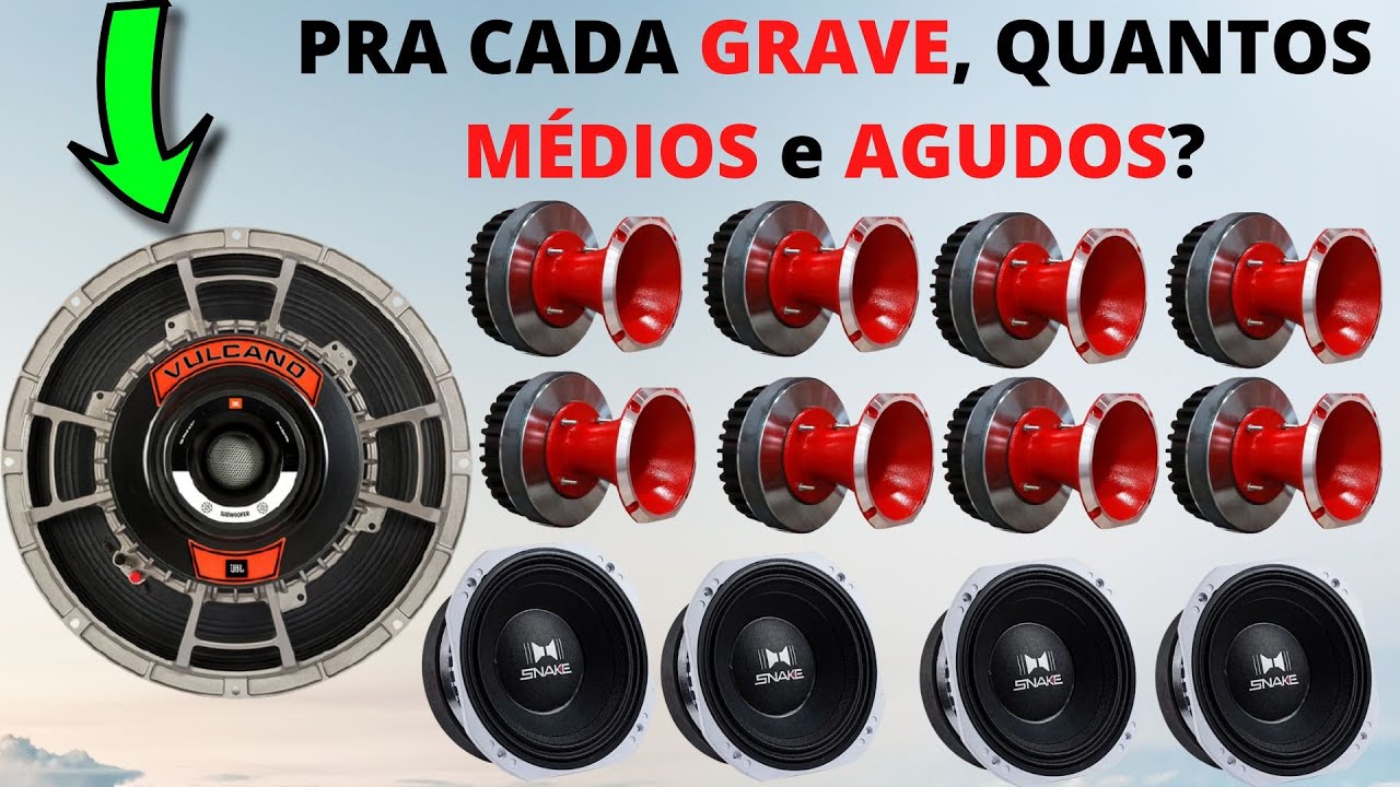PARA CADA GRAVE, QUANTOS MÉDIOS e AGUDOS?