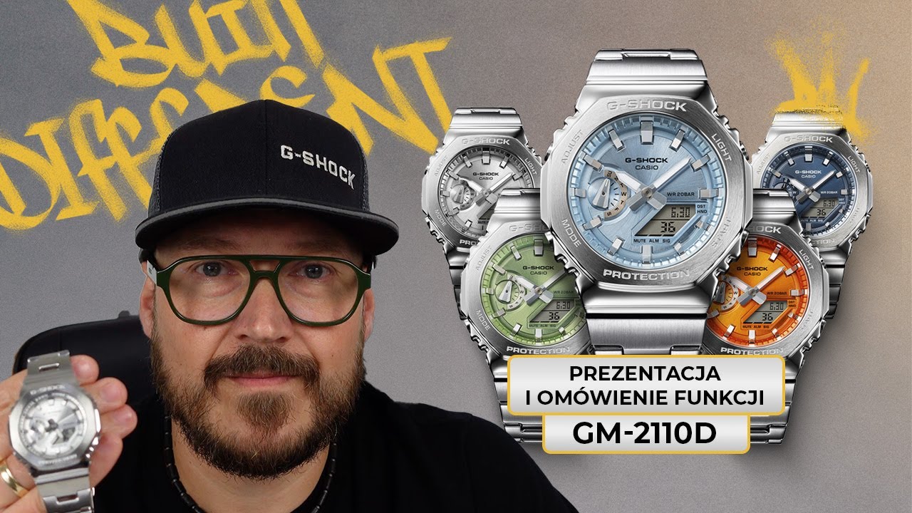 Prezentacja i omówienie funkcji NOWEGO GRACZA w serii G-SHOCK OCTAGON - GM-2110D